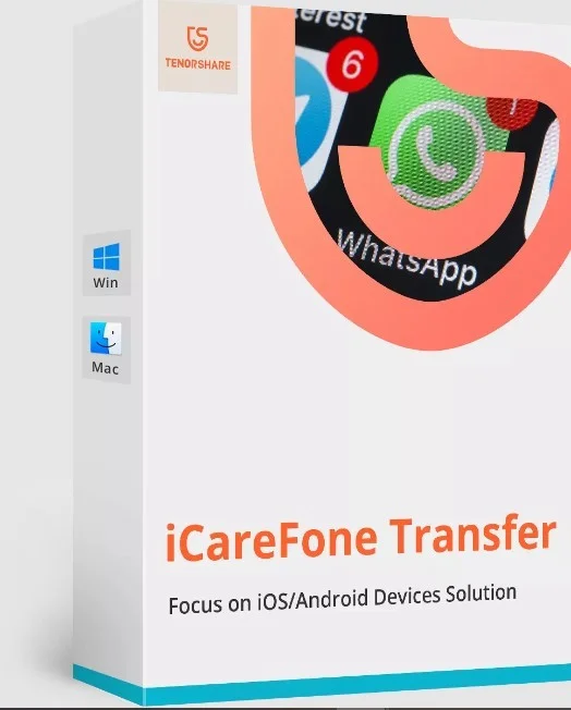 نقل محادثات واتساب بين الايفون واندرويد iCareFone